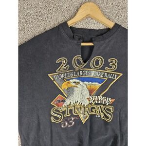 Vintage 63rd Annual Sturgis 2003‎ T Shirt Motorcycle Bike Rally Mens 2XL
